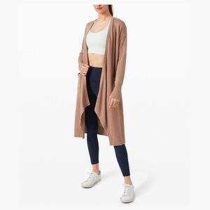 Lululemon Wrap Sweater Size 6 Light Brown